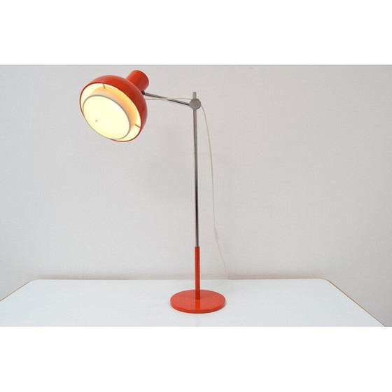 Image 1 of Vintage metal and chrome lamp by Josef Hurka for Napako, Czechoslovakia 1970