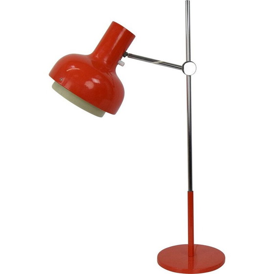 Image 1 of Vintage metal and chrome lamp by Josef Hurka for Napako, Czechoslovakia 1970