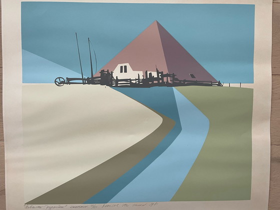 Image 1 of Marcus' Hoorn - “Dutch Pyramid”- Silkscreen