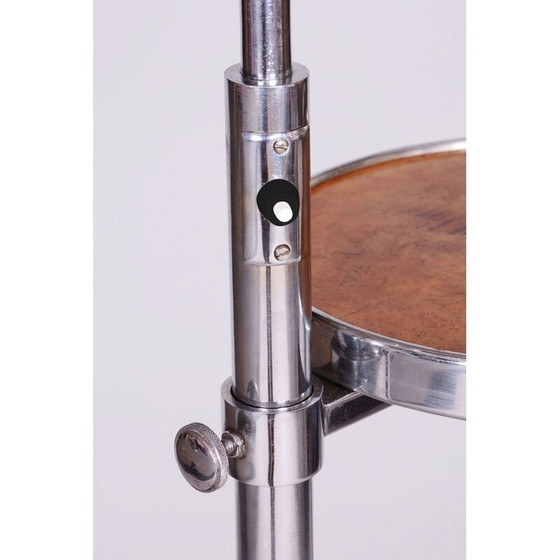 Image 1 of Vintage floor lamp in chromed steel and glass by Hynek Gottwald, Czechoslovakia