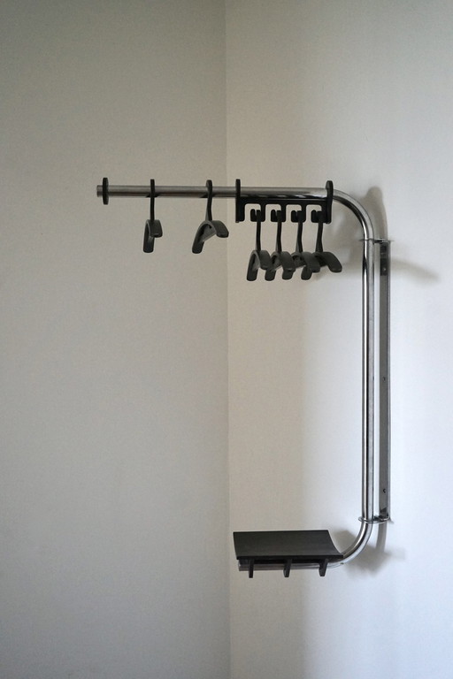 Wall-Mounted Coat Stand By Ruud Jan Kokke, 1970S