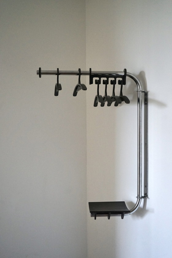 Image 1 of Wall-Mounted Coat Stand By Ruud Jan Kokke, 1970S