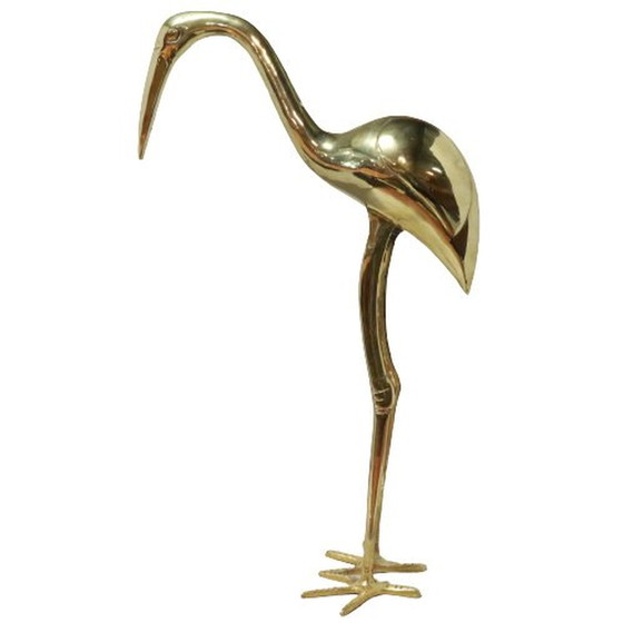 Image 1 of 2x brass herons XL