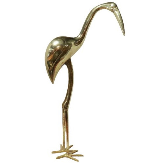 Image 1 of 2x brass herons XL