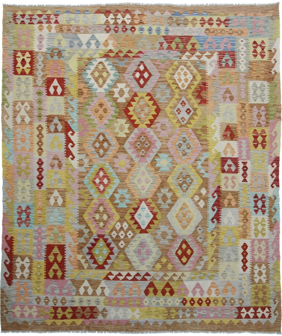 Image 1 of Original Old Style Kelim Afghan 250 X 212 Cm Top Condition