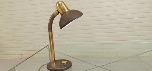 Lampada da scrivania vintage Egon Hillebrand-Leuchten