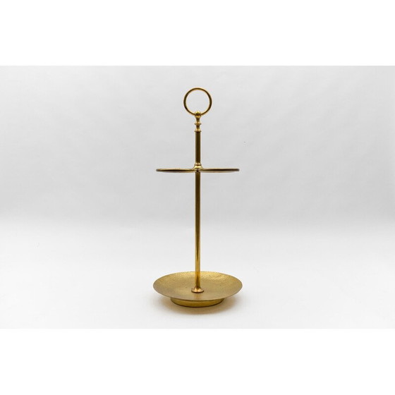Image 1 of Vintage hammered brass umbrella stand, Austria 1960