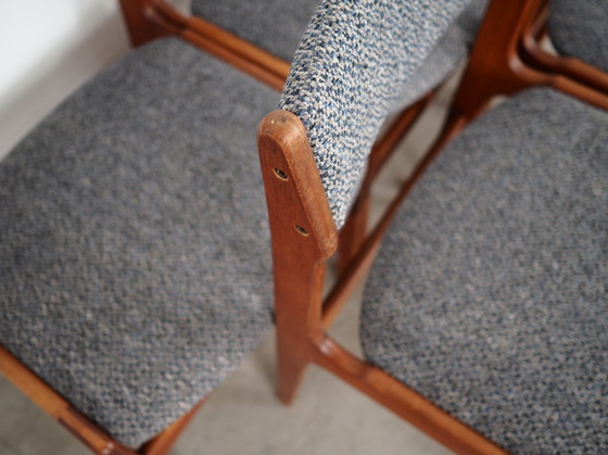 Image 1 of Set Of Six Teak Chairs, Danish Design, 1960S, Production: Denmark