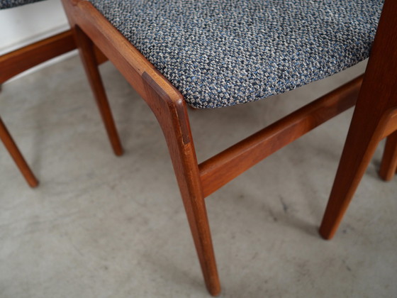 Image 1 of Set Of Six Teak Chairs, Danish Design, 1960S, Production: Denmark