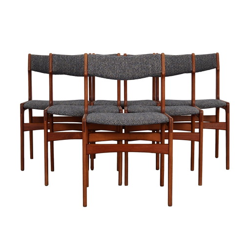 Set Of Six Teak Chairs, Danish Design, 1960S, Production: Denmark