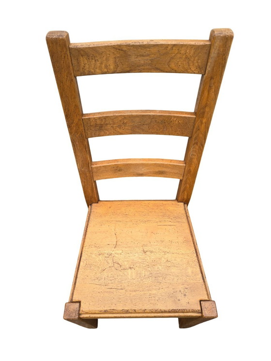 Image 1 of Set Of 6 Solid Wood Chairs