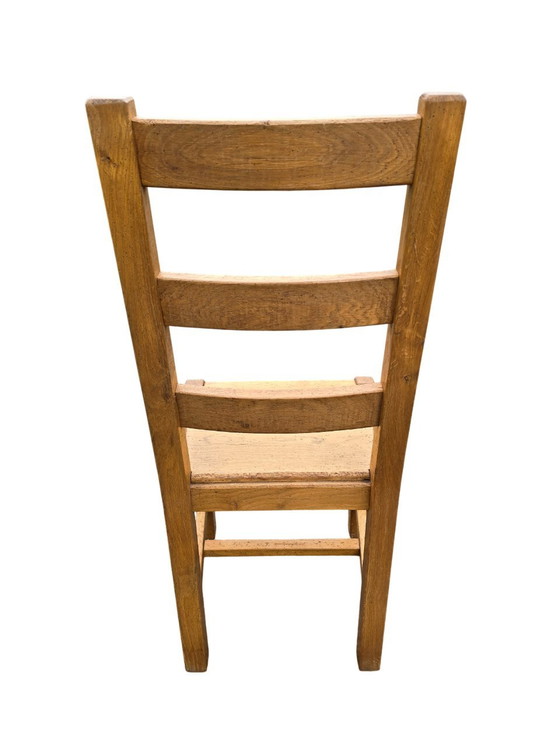 Image 1 of Set Of 6 Solid Wood Chairs