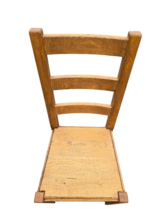 Image 1 of Set Of 6 Solid Wood Chairs