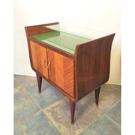 Image 1 of Pair of vintage night stands by Paolo Buffa, 1950s