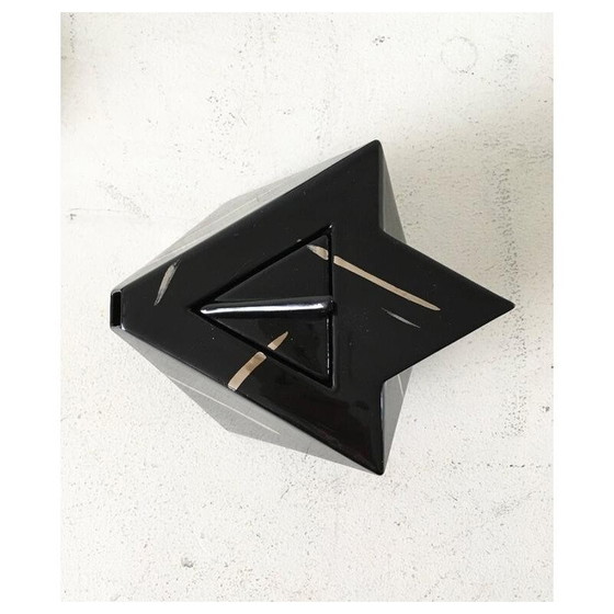 Image 1 of Vintage geometric tea set in hexagonal and triangular shapes, 1980
