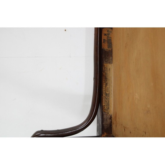 Image 1 of Vintage Art Nouveau beech side table by J and J Kohn, Austria 1910