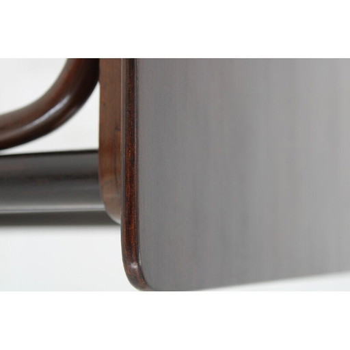 Vintage Art Nouveau beech side table by J and J Kohn, Austria 1910