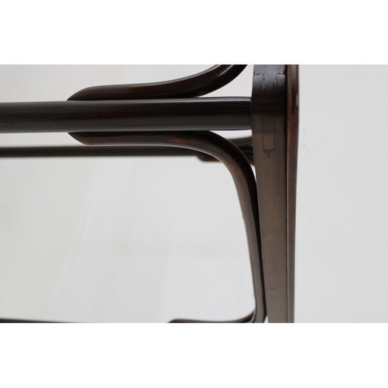 Image 1 of Vintage Art Nouveau beech side table by J and J Kohn, Austria 1910
