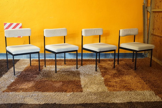 Image 1 of Mid - Century dining chairs by Dieter Wäckerlin for Idealheim, 1970s, set of 4