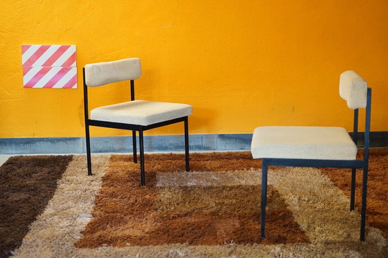 Image 1 of Mid - Century dining chairs by Dieter Wäckerlin for Idealheim, 1970s, set of 4