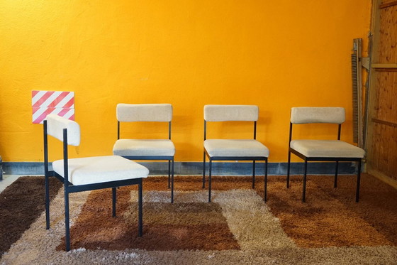 Image 1 of Mid - Century dining chairs by Dieter Wäckerlin for Idealheim, 1970s, set of 4