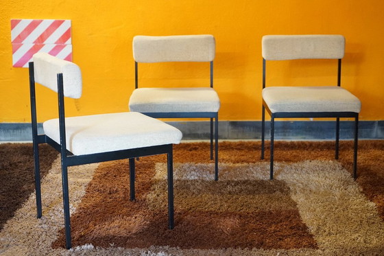 Image 1 of Mid - Century dining chairs by Dieter Wäckerlin for Idealheim, 1970s, set of 4