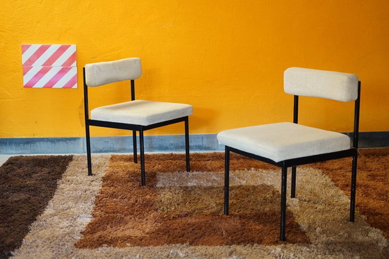 Image 1 of Mid - Century dining chairs by Dieter Wäckerlin for Idealheim, 1970s, set of 4