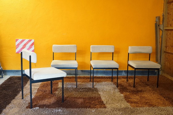 Image 1 of Mid - Century dining chairs by Dieter Wäckerlin for Idealheim, 1970s, set of 4