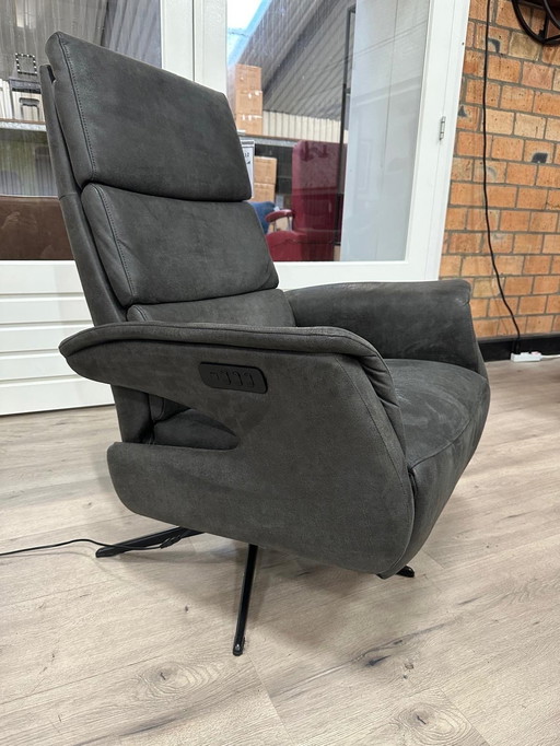 Hjort Kundsen Microleather Anthracite Relax Chair