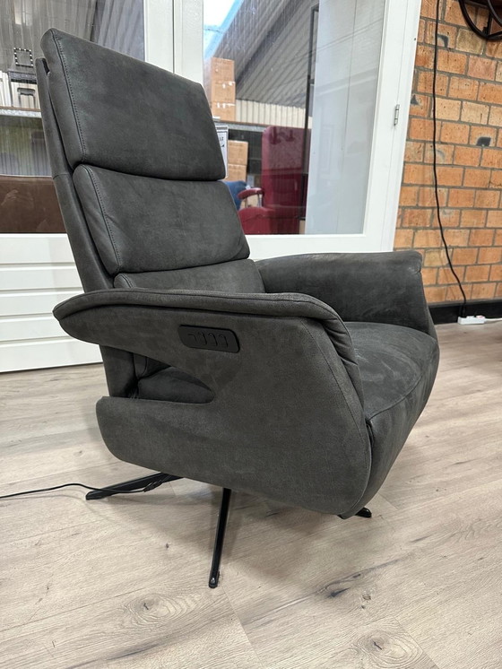 Image 1 of Hjort Kundsen Microleather Anthracite Relax Chair