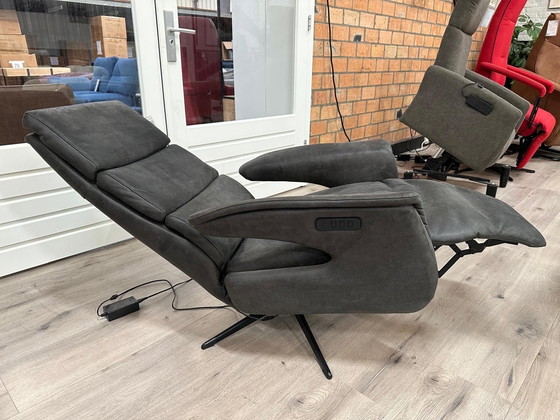 Image 1 of Hjort Kundsen Microleather Anthracite Relax Chair