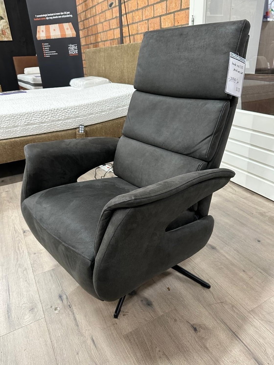 Image 1 of Hjort Kundsen Microleather Anthracite Relax Chair