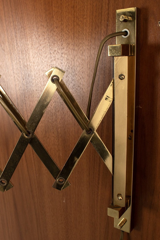 Image 1 of Brass scissor lamp