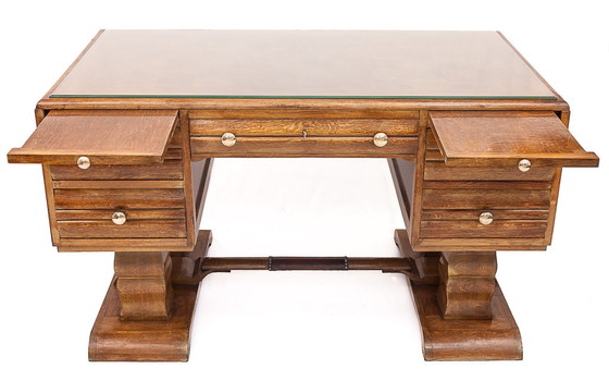 Image 1 of Charles Dudouyt Art Deco desk, 1930