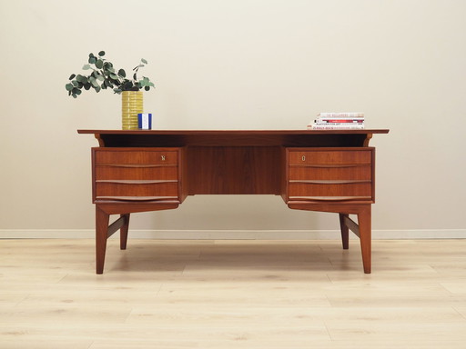 Teak Desk, Danish Design, 1970S, Production: Denmark