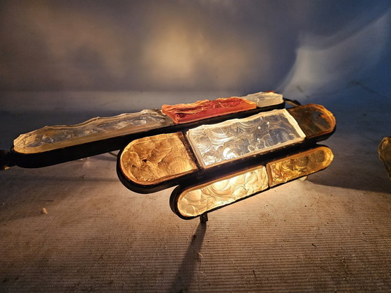 Image 1 of Two Wall Lights Albano Poli For Poliarte Italy