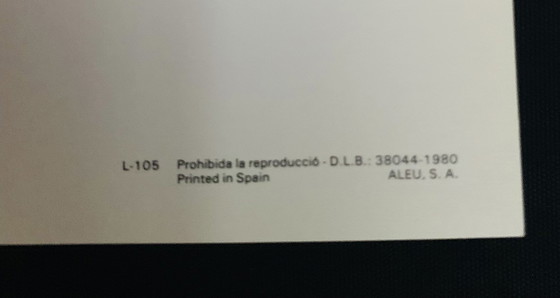 Image 1 of Salvador Dali, Signed With Registration In Impressum Copyright ' Distribucions Dart Surrealista.G.A. Teatre- Museu Dali'.