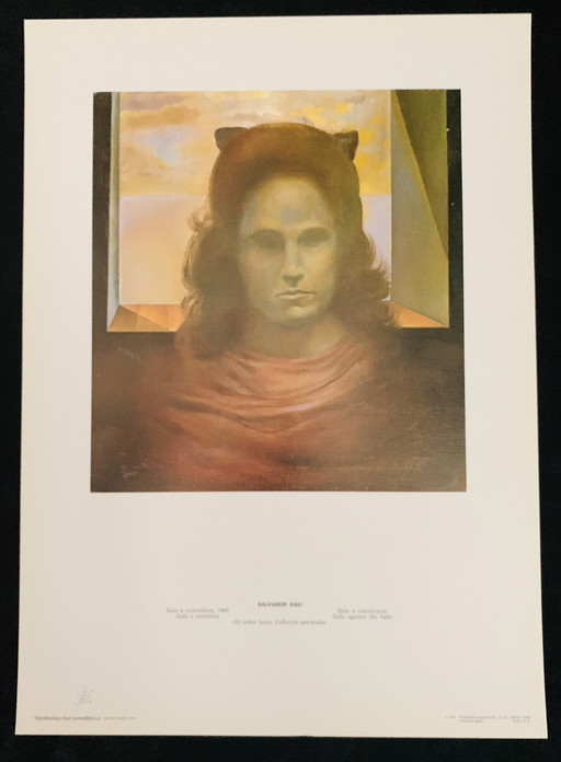Salvador Dali, Signed With Registration In Impressum Copyright ' Distribucions Dart Surrealista.G.A. Teatre- Museu Dali'.