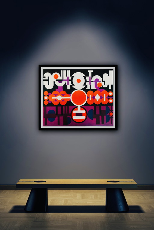 Auguste Herbin: "Nez, 1943." Signed In the Plate. Rare Antiquarian C...