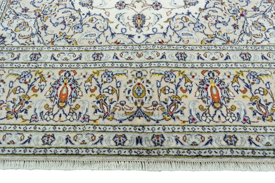 Image 1 of 303 X 196 Cm Hand-Knotted Keshan Rug In Beige