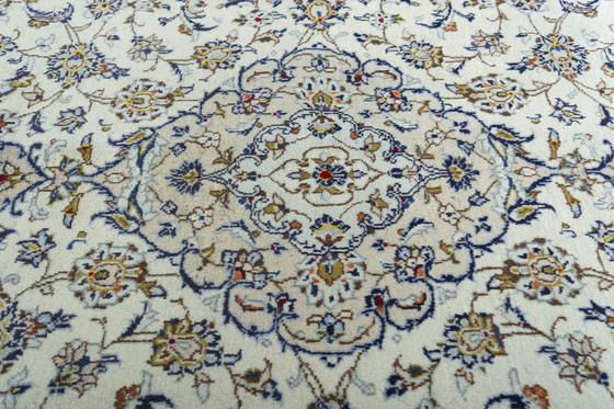 Image 1 of 303 X 196 Cm Hand-Knotted Keshan Rug In Beige