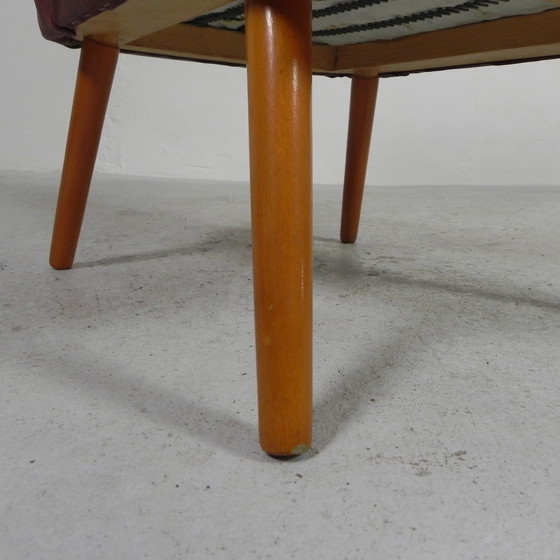 Image 1 of Sedia da cocktail vintage rivestita in similpelle, anni '60