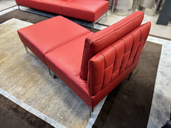 Image 1 of Jori Calypso Chaise Longue / sofa red leather