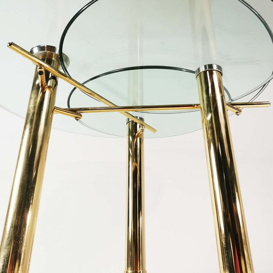 Image 1 of Vintage extendable marble and glass coffee table for Georg Appeltshauser, Germany 1990