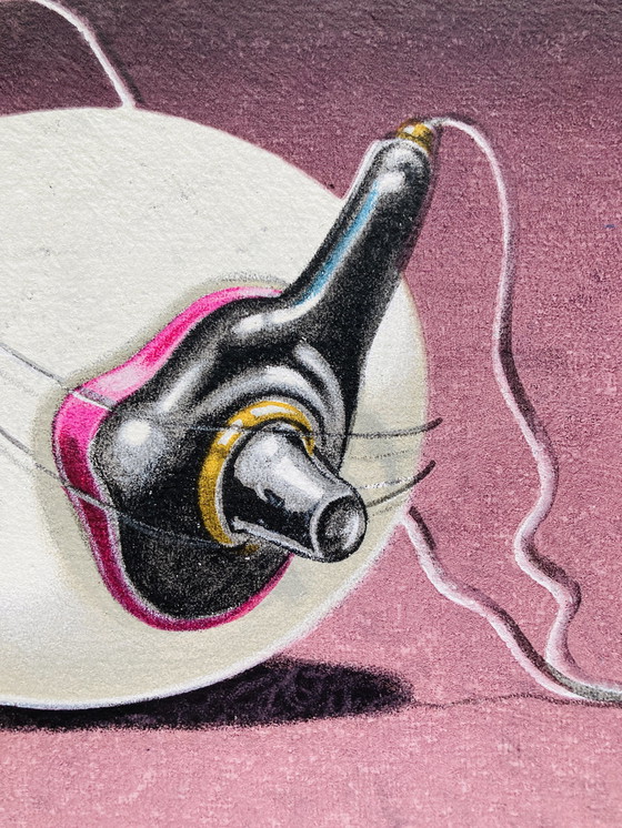 Image 1 of Sharon Amir - Uovo serigrafato vintage - "Ascolta tesoro" - ZL