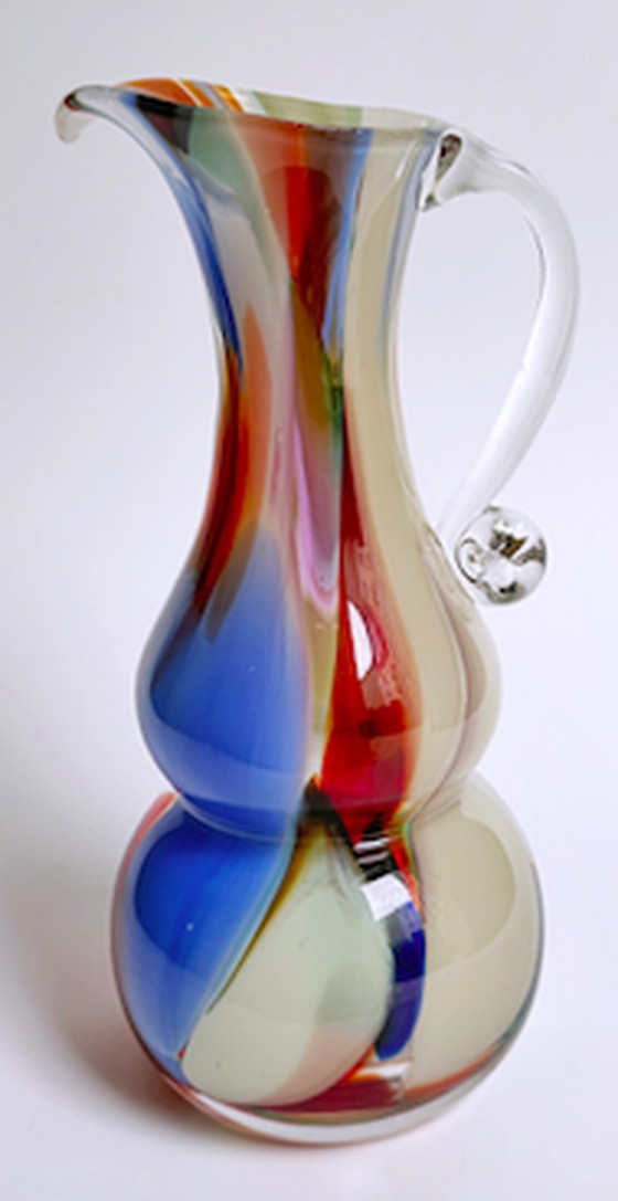 Image 1 of Vintage confetti anse verre