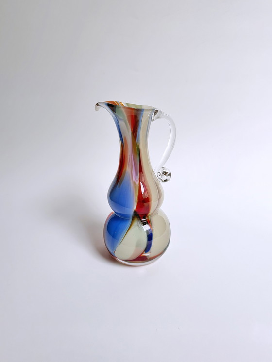 Image 1 of Vintage confetti anse verre