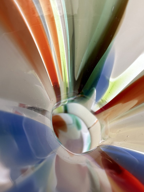 Image 1 of Vintage confetti anse verre