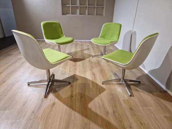 Image 1 of 4X Steelcast Strafor Chairs - Vintage - Space Age - Design