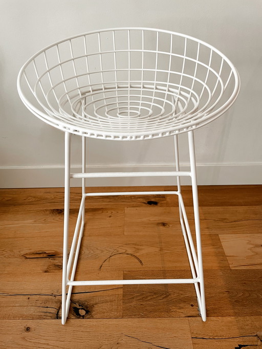 Pastoe Km06 Tabouret en fil de fer Cees Braakman